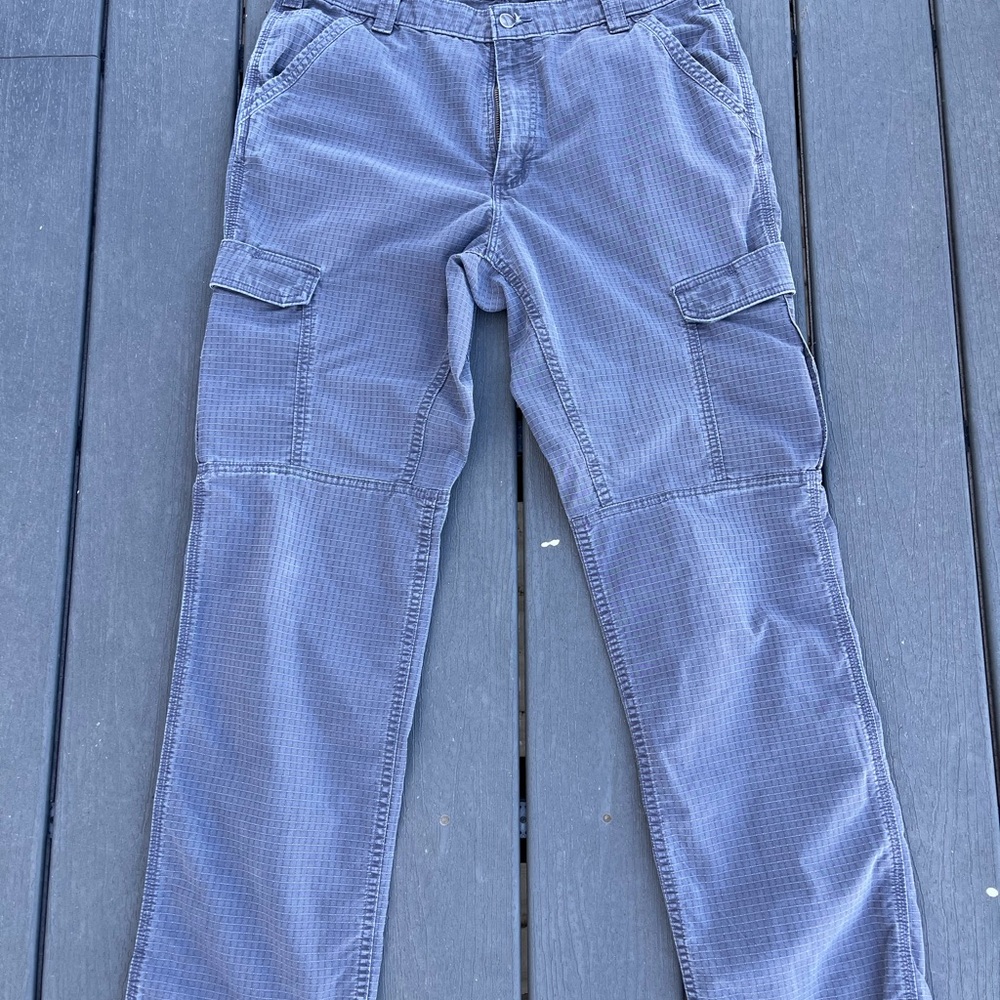 Carhartt Force Gray Ripstop Cargo Relaxed Fit Work Pants BN4200-M Mens 36 x 34